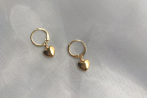 [해외] 14K도금 Honey earrings (2types)